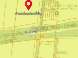 ขายที่ดินทำเลทองสร้างคอนโด ถนนกรุงเทพกรีฑาตัดใหม่ (เนื้อที่  3-1-85 ไร่ รวมเป็นเงิน 242,375,000 บาท ) แขวงหัวหมาก เขตบางกะปิ กรุงเทพฯ