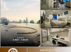 เช่า Life One Wireless ห้องใหญ่ 2 นอน ตกแต่งดีไซน์หรูหรา สะดุดตา