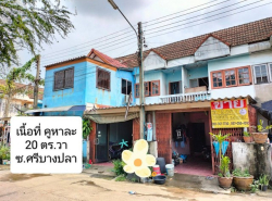 ขายทาวเฮ้าส์ 2 ชั้น 20 ตร.วา 3 คูหา ติดกัน  ถนนบางปลา โครงการศรีบางปลา   ZW477