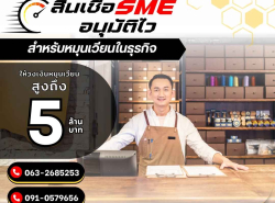 สินเชื่อเพื่อธุรกิจSME STAR LOAN