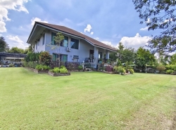 ขายบ้านเดียว ชั้นครึ่ง ริมน้ำ จ.นครปฐม พุทธมณฑล พื้นที่ 423 ตรว.