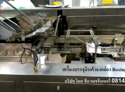 จำหน่ายเครื่องบรรจุสินค้าลงกล่อง Boxing Machine.