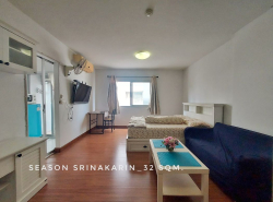 ให้เช่า คอนโด พร้อมอยู่ เฟอร์ครบ แยกครัว season srinakarin condominium 32 ตรม. ติดโลตัส ศรีนครินทร์