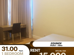 ว่างให้เช่าราคาดี  1 ห้องนอน 1 ห้องน้ำ ✨คอนโด EQUINOX พหล-วิภา ห้องเฟอร์นิเจอร์ครบ