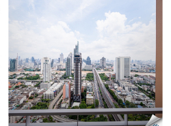 ให้เช่า ห้อง size ใหญ่ วิวแม่น้ำสวยมากเครื่องใช้ไฟฟ้าครบ คอนโด Villa Sathorn ติด BTS กรุงธนบุรี เพียง 0 เมตร