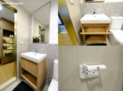 ขายดาวน์ เดอะไลน ไวบ์ The Line Vibe ห้องทิศใต้ ขนาด 36.75 ตร.ม. ชั้นที่ 9 ห้องฝั่งทิศใต้ รหัสห้องชุด 1BM-1 