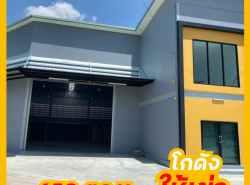 ให้เช่าโกดังพร้อมออฟฟิศ เทียนทะเล ซอย 24 ย่านพระราม 2