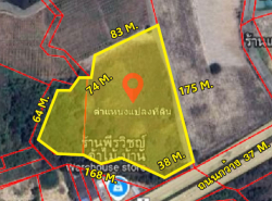 ขายที่ดิน เนื้อที่ 12 ไร่ 1 งาน 40 ตร.ว. ติดถนนสุขุมวิท ใกล้หาดสวนสน จ.ระยอง 12 ไร่ 1 งาน 40 ตรว