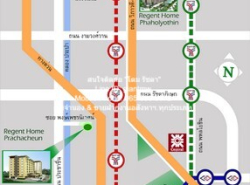 คอนโด Regent Home 2 รีเจ้นท์ โฮม 2 63 SQUARE METER 2 Bedroom 2 ห้องน้ำ ไม่ไกลจาก รถไฟฟ้า MRT พหลโยธิน NICE