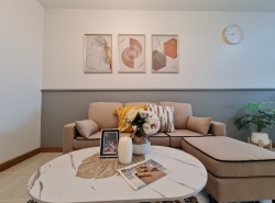 ขายคอนโดใกล้รถไฟฟ้าMRTติวานนท์ one bedroom 51ตรม.ห้องใหญ่ เฟอร์ครบพร้อมอยู่ ศุภาลัย ปาร์ค แยกติวานนท์ 