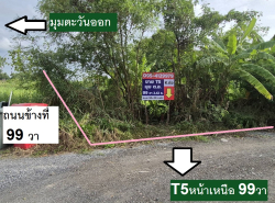 ขายที่ดินแปลงจัดสรรพหล-สายไหมอีกแปลง 99 ตารางวาอีกฝั่งถนนที่ขาย 89 วา