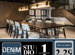 Condo DENIM JATUJAK ห้องตกแต่งสวยหรู ห้องให้เฟอร์นิเจอร์มาอย่างครบครัน ราคาดีที่สุด ขายราคา 2.29 ล้านบาท