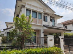 HR2043ให้เช่าบ้านเดี่ยว เฟอร์ครบ หมู่บ้านมัณฑนา เลค วัชรพล ถนนสุขาภิบาล 5 ใกล้ทางด่วน