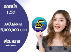 สินเชื่อเพื่อธุรกิจSMEดอกเบี่ยต่ำ STAR LOAN