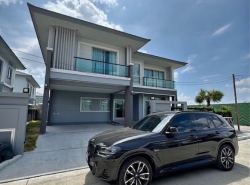 BH2894 house For Rent The Palm Krungthepkreetha - Wongwaen 227sqm with garden in beautiful community around Krungthep Krittha